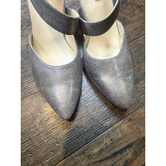 Paul Green Nicki Mary Jane Pump Heels Shoes Womens Size 4.5 US Gold Leather - Picture 3 of 7